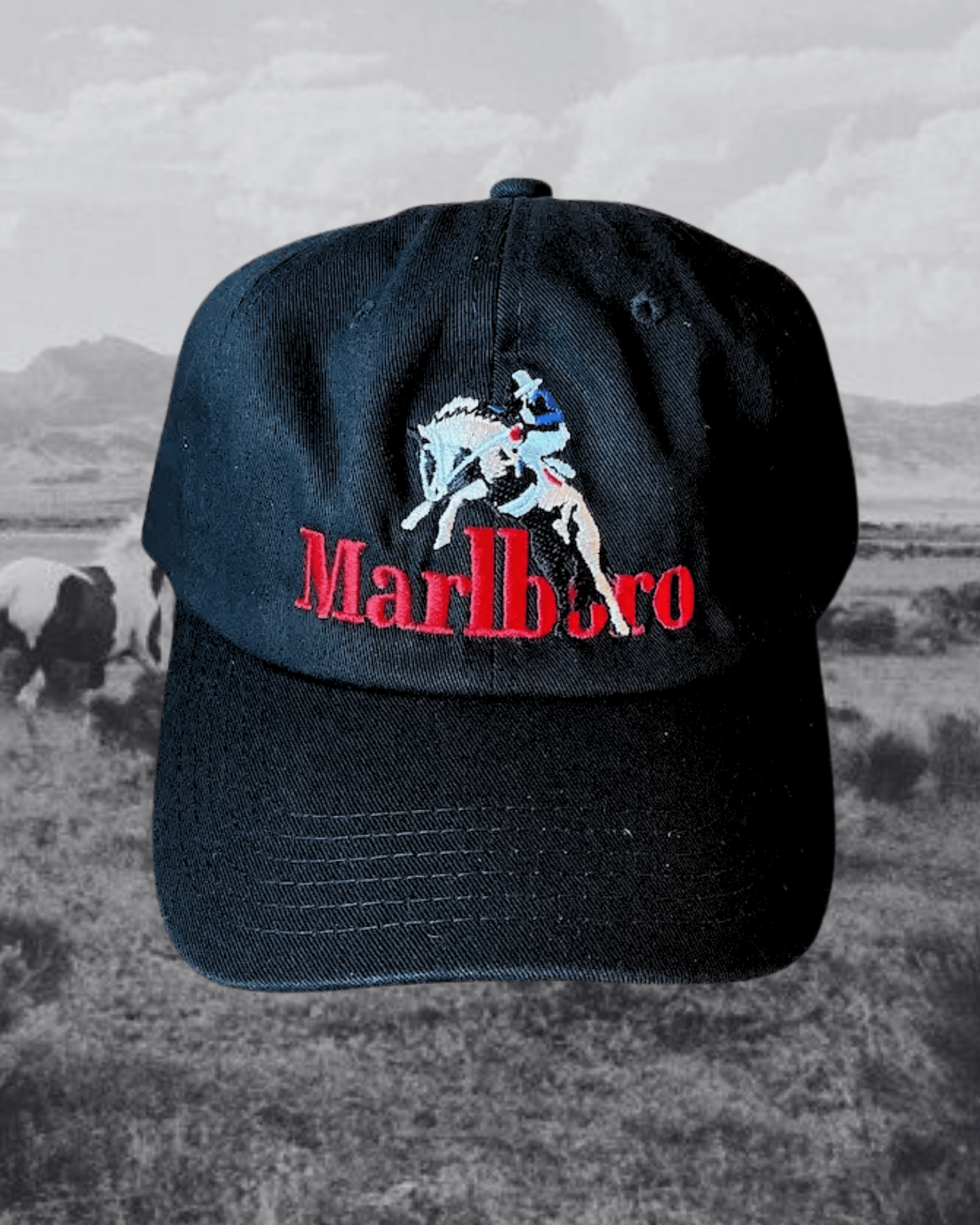 Marlboro Embroidered Dad Hat - Intrigue Ink Visit Bozeman, Unique Shopping Boutique in Montana, Work from Home Clothes for Women