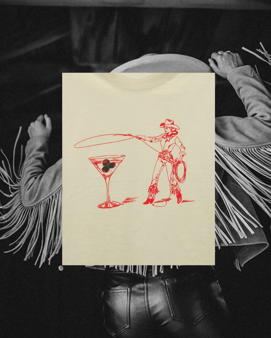 "Montana Martini" Ivory Muscle Tank - Intrigue Ink Visit Bozeman, Unique Shopping Boutique in Montana, Work from Home Clothes for Women