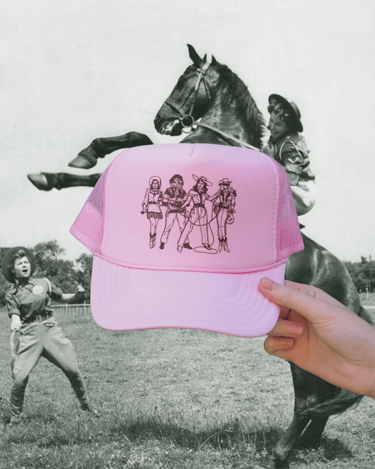 "Lady Gang" Trucker Hat Pink