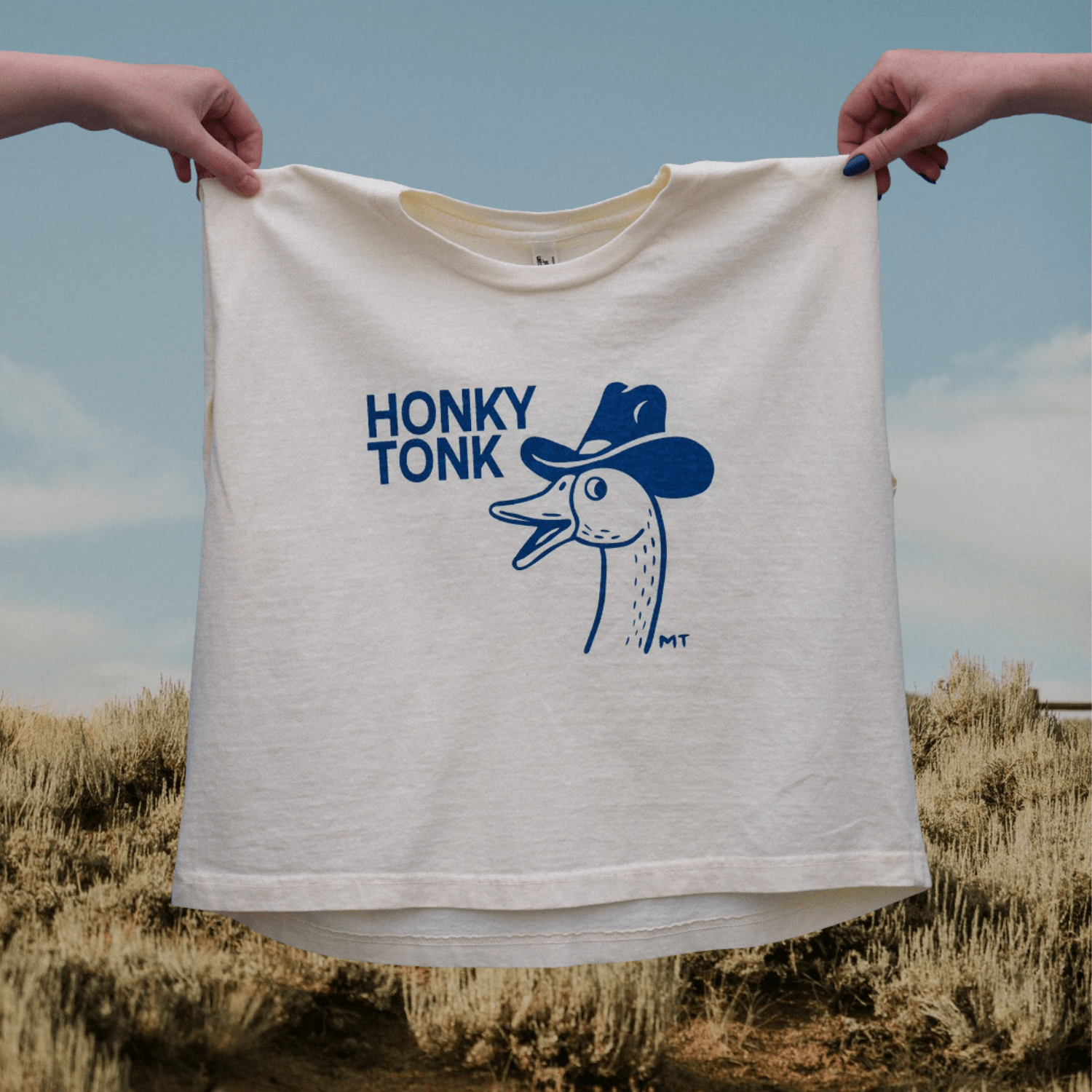 "Honky Tonk" Muscle Tank - Intrigue Ink Visit Bozeman, Unique Shopping Boutique in Montana, Work from Home Clothes for Women