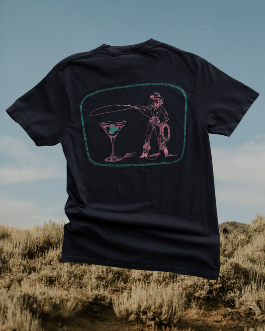"Montana Martini" Tee - Intrigue Ink Visit Bozeman, Unique Shopping Boutique in Montana, Work from Home Clothes for Women
