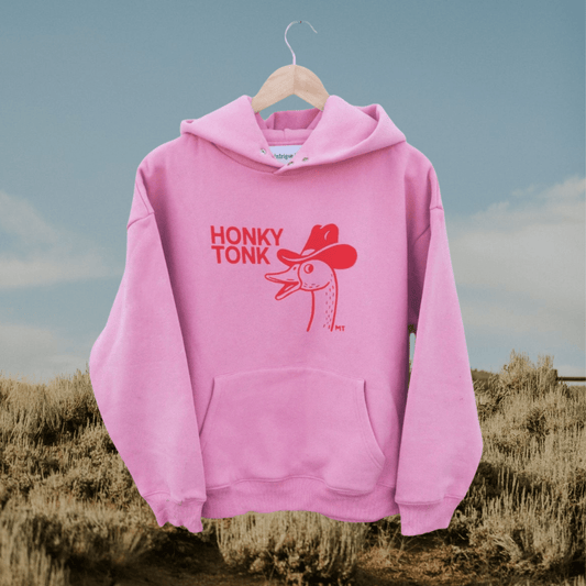 "Honky Tonk" Hoodie - Intrigue Ink Visit Bozeman, Unique Shopping Boutique in Montana, Work from Home Clothes for Women