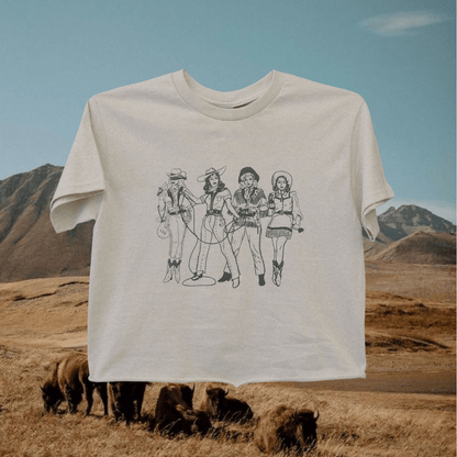 Lady Gang Natural Crew Shirt