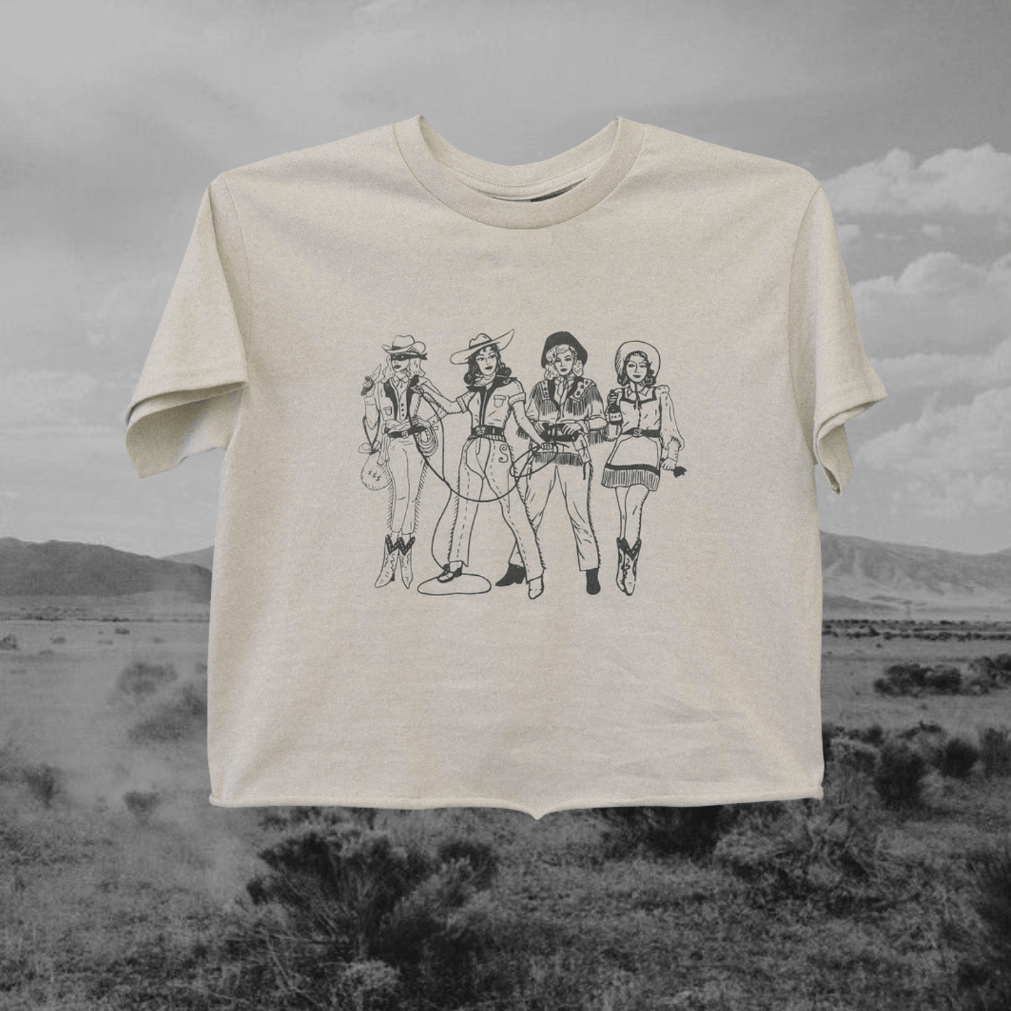 Lady Gang Natural Crew Shirt