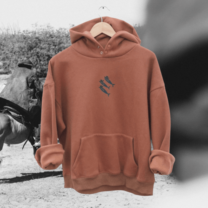 "Sardine Cowboys" Hoodie - Intrigue Ink Visit Bozeman, Unique Shopping Boutique in Montana, Work from Home Clothes for Women