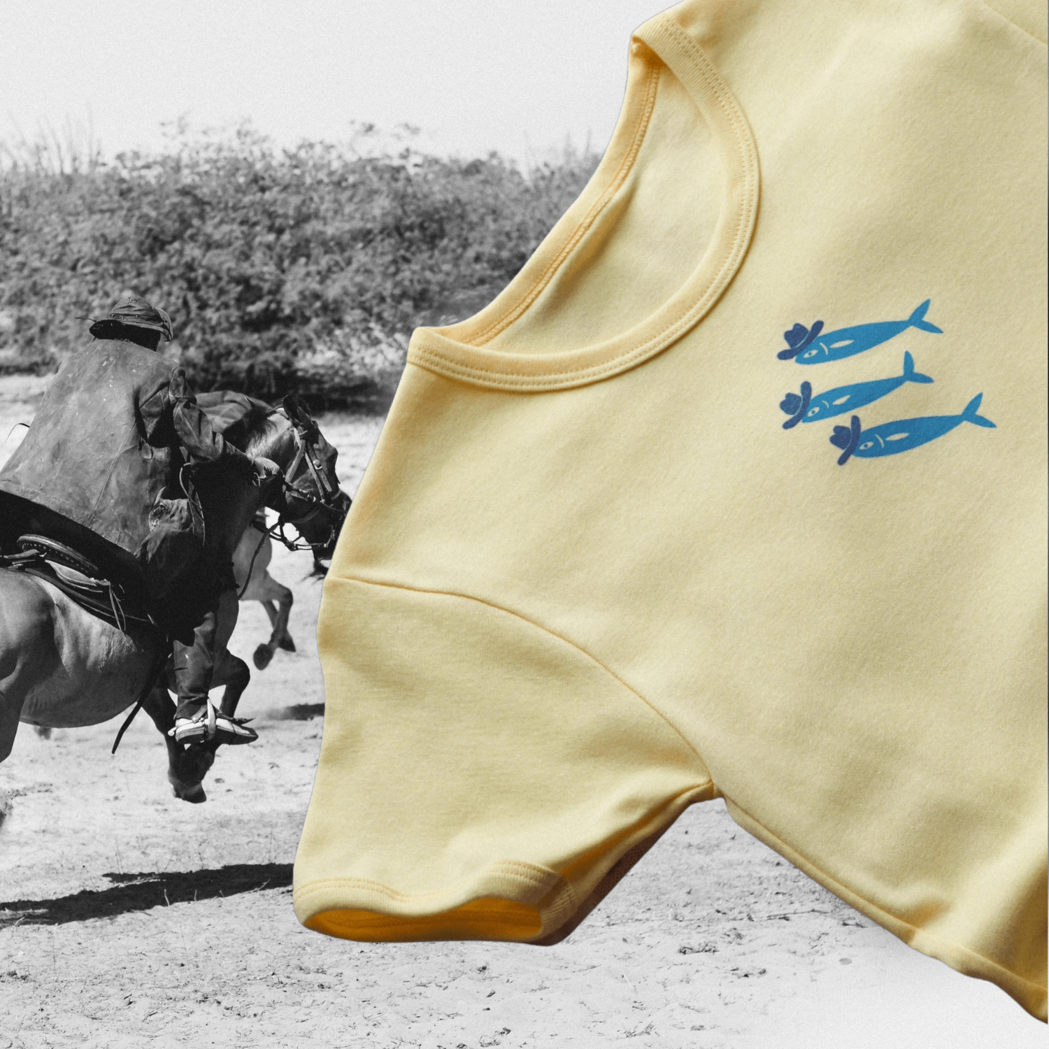 "Sardine Cowboys" Baby Tee - Intrigue Ink Visit Bozeman, Unique Shopping Boutique in Montana, Work from Home Clothes for Women