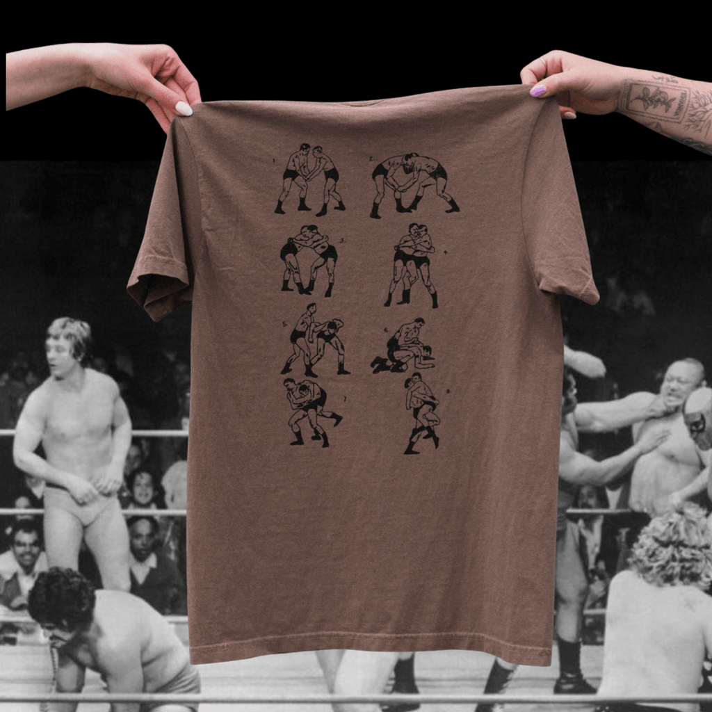 "Wrestle" Tee - Intrigue Ink Visit Bozeman, Unique Shopping Boutique in Montana, Work from Home Clothes for Women