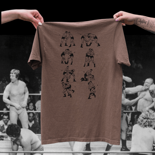 "Wrestle" Tee - Intrigue Ink Visit Bozeman, Unique Shopping Boutique in Montana, Work from Home Clothes for Women