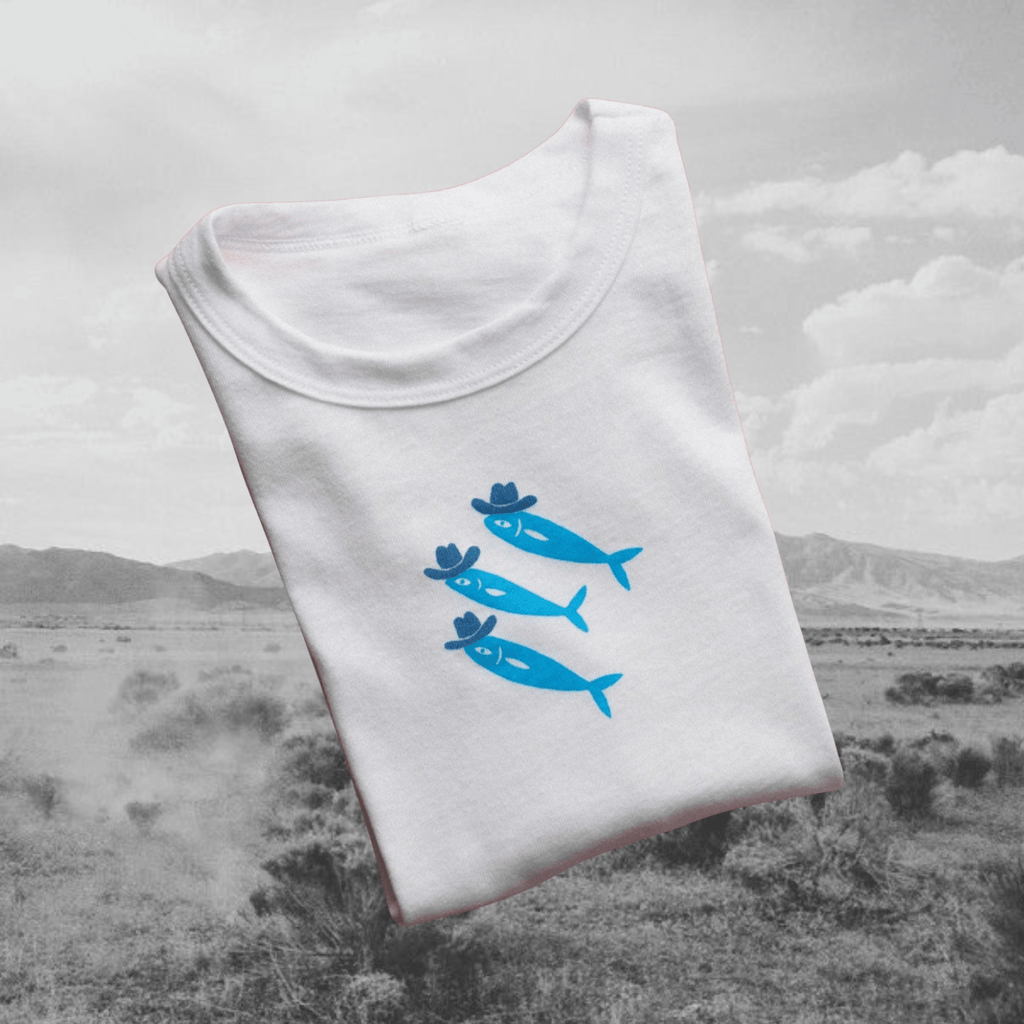 "Sardine Cowboys" Tee - Intrigue Ink Visit Bozeman, Unique Shopping Boutique in Montana, Work from Home Clothes for Women