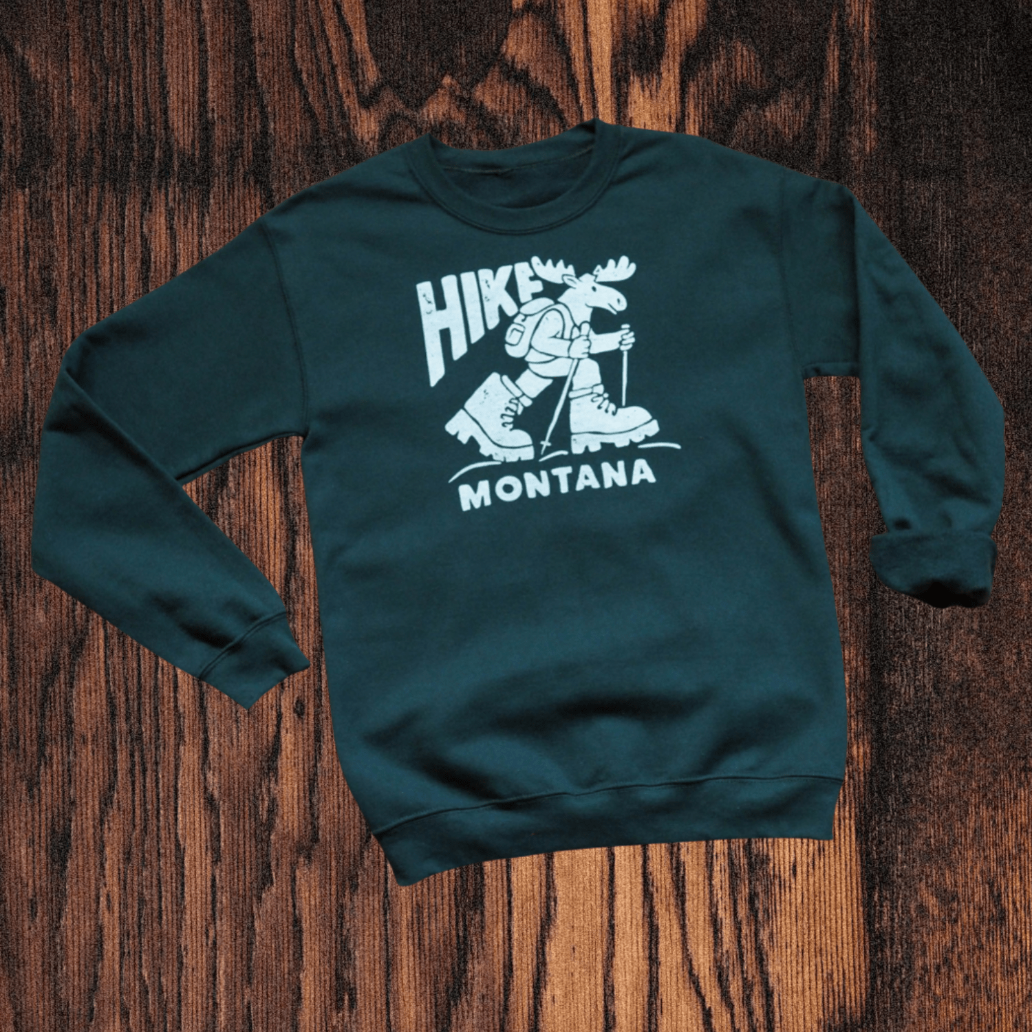 "Hike Montana" Pullover - Intrigue Ink Visit Bozeman, Unique Shopping Boutique in Montana, Work from Home Clothes for Women