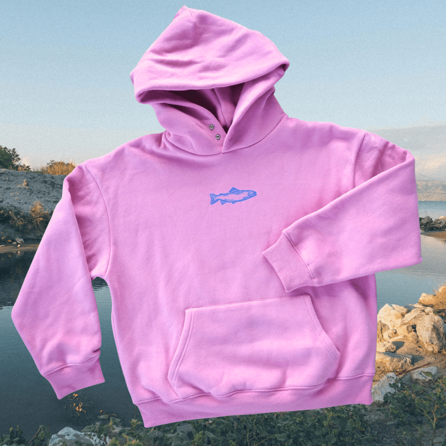 "Swims with the Fishes" Hoodie - Intrigue Ink Visit Bozeman, Unique Shopping Boutique in Montana, Work from Home Clothes for Women