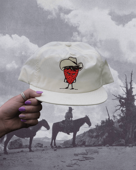 "Bad Strawberry" Surfer Hat - Intrigue Ink Visit Bozeman, Unique Shopping Boutique in Montana, Work from Home Clothes for Women