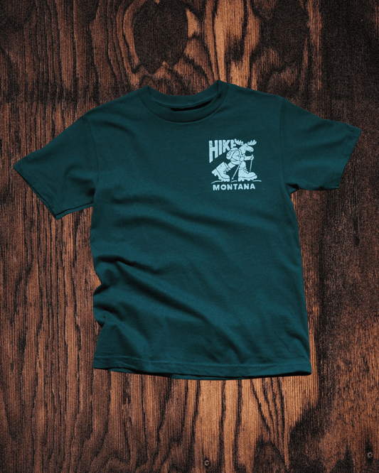 "Hike Montana" Tee - Intrigue Ink Visit Bozeman, Unique Shopping Boutique in Montana, Work from Home Clothes for Women
