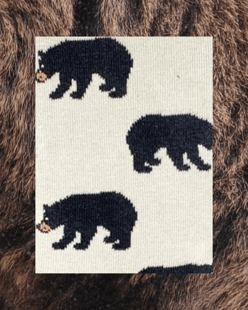 Men’s Bear and Trees Socks - Intrigue Ink Visit Bozeman, Unique Shopping Boutique in Montana, Work from Home Clothes for Women