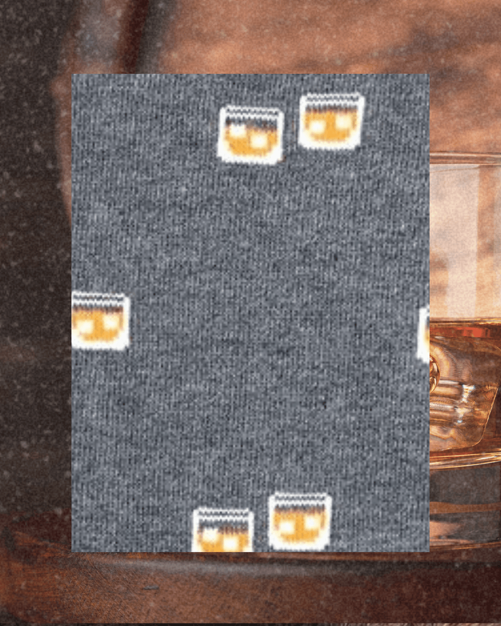 Men's Mismatched Whiskey & Glass Socks - Intrigue Ink Visit Bozeman, Unique Shopping Boutique in Montana, Work from Home Clothes for Women