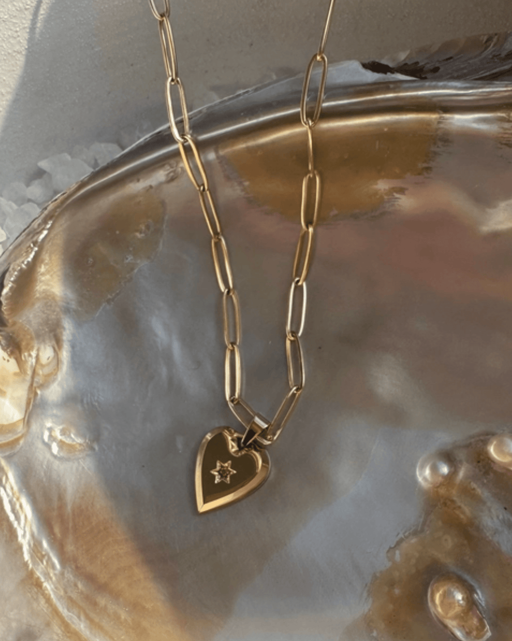 Mia Heart Necklace - Intrigue Ink Visit Bozeman, Unique Shopping Boutique in Montana, Work from Home Clothes for Women