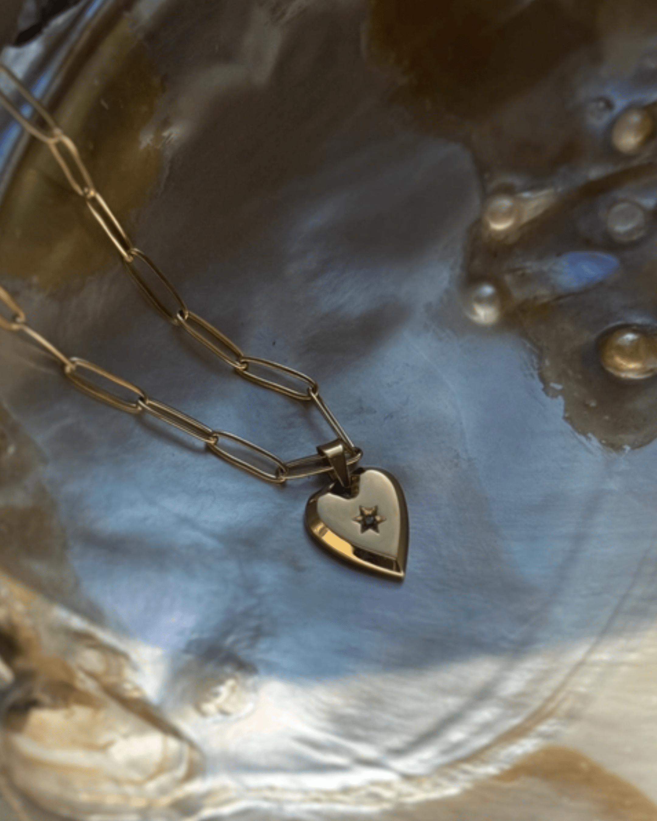 Mia Heart Necklace - Intrigue Ink Visit Bozeman, Unique Shopping Boutique in Montana, Work from Home Clothes for Women