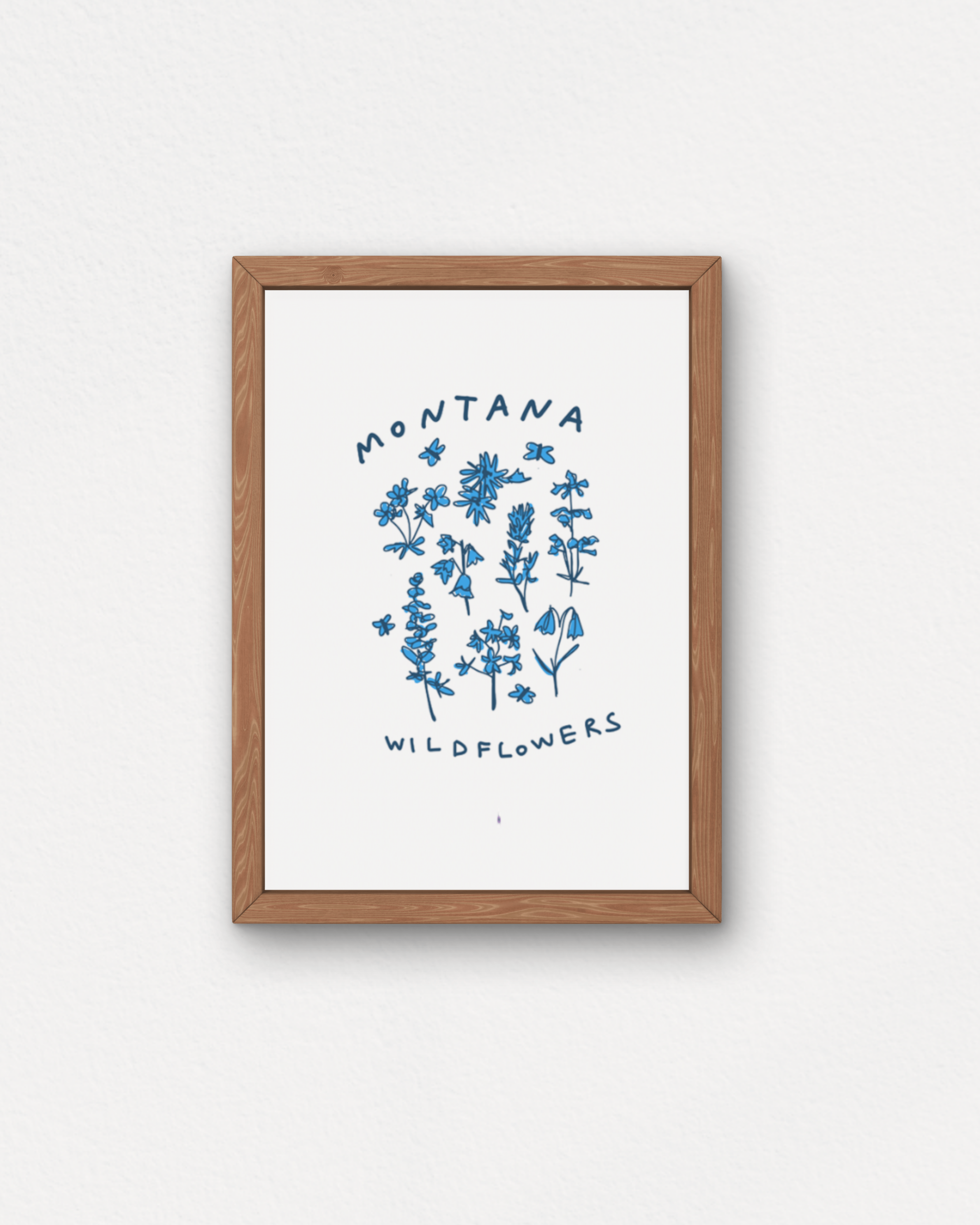 "Montana Meadow" Small Poster - Intrigue Ink Visit Bozeman, Unique Shopping Boutique in Montana, Work from Home Clothes for Women