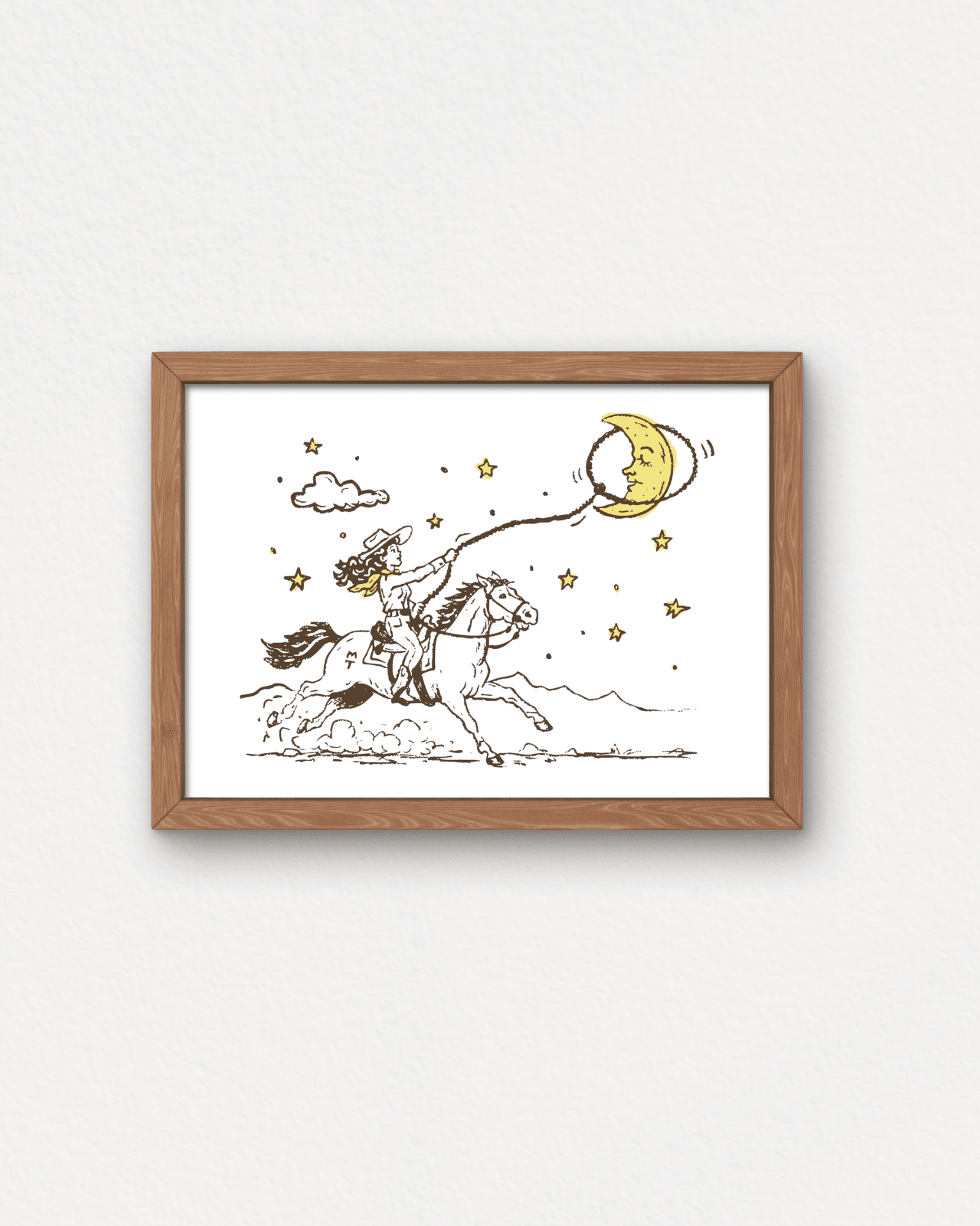 "Moon Catcher" Small Poster - Intrigue Ink Visit Bozeman, Unique Shopping Boutique in Montana, Work from Home Clothes for Women