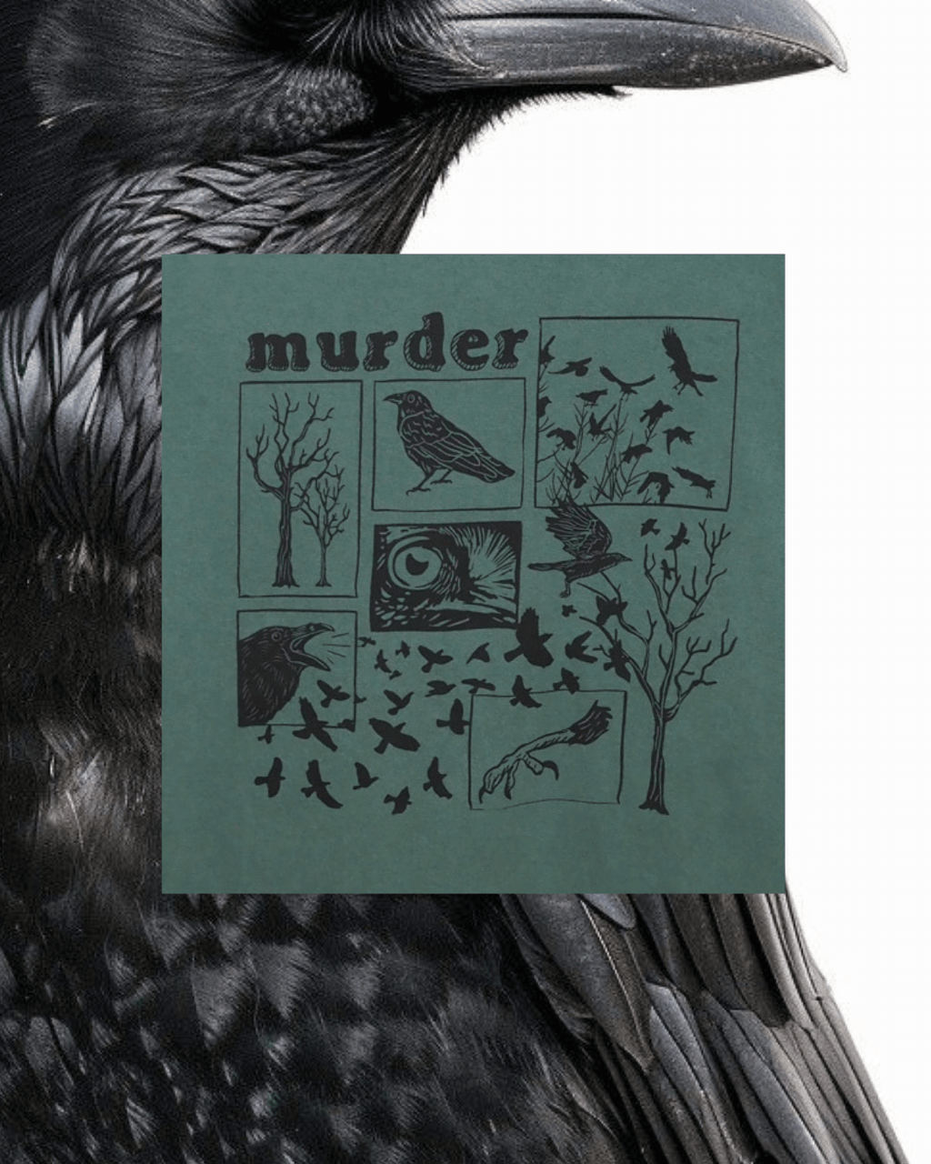 "Murder" Tee - Intrigue Ink Visit Bozeman, Unique Shopping Boutique in Montana, Work from Home Clothes for Women