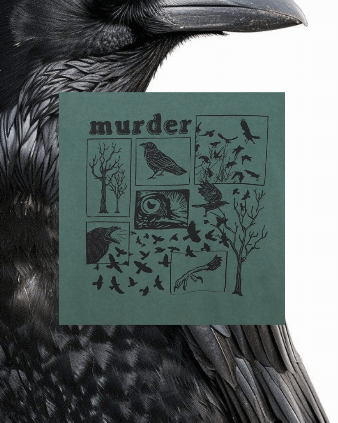 "Murder" Tee - Intrigue Ink Visit Bozeman, Unique Shopping Boutique in Montana, Work from Home Clothes for Women