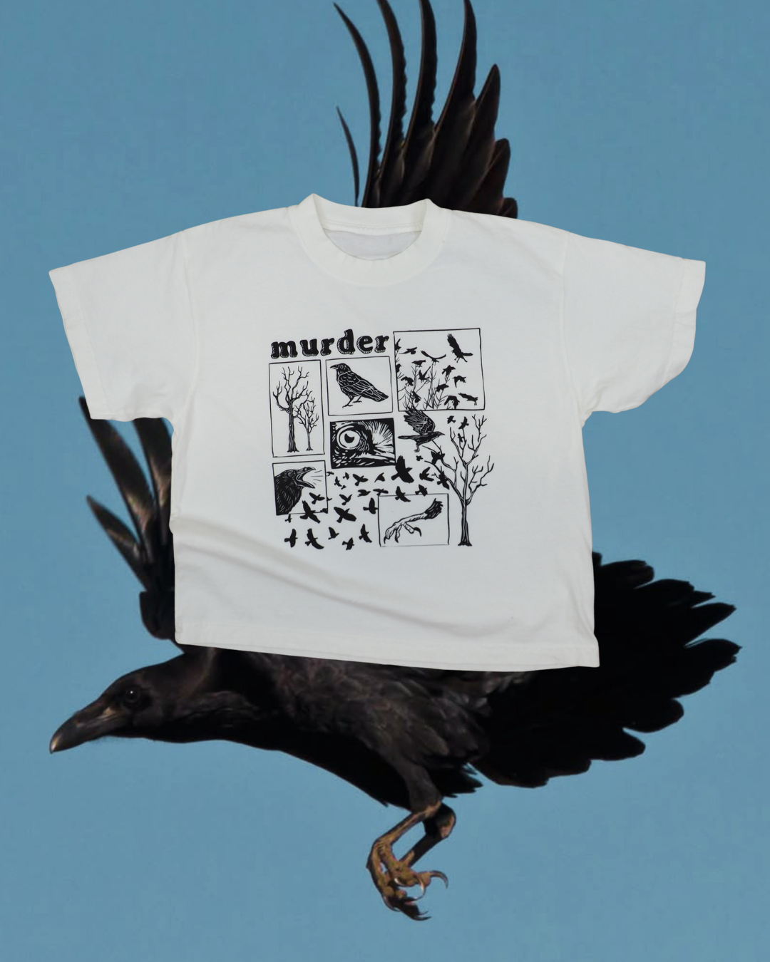 "Murder" Wide Tee