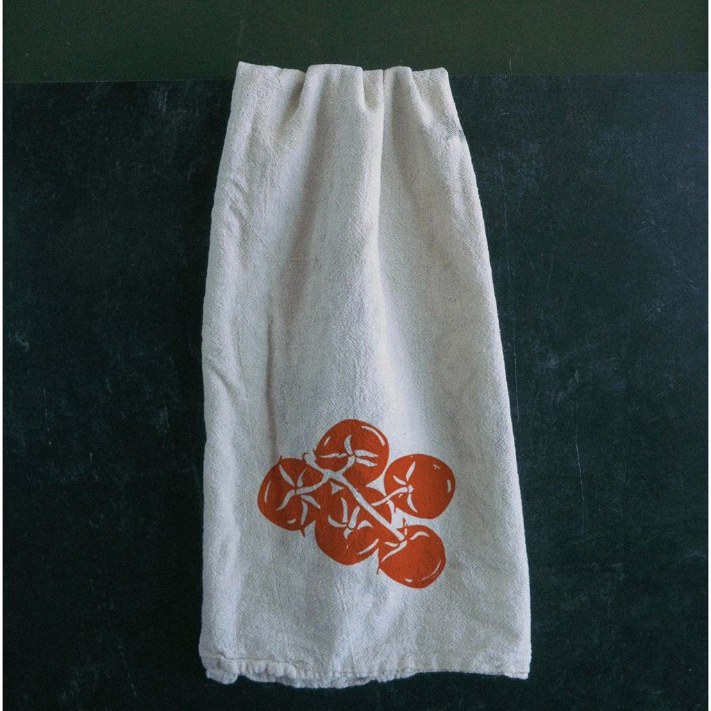 "Tomato Time" Dish Towel - Intrigue Ink Visit Bozeman, Unique Shopping Boutique in Montana, Work from Home Clothes for Women
