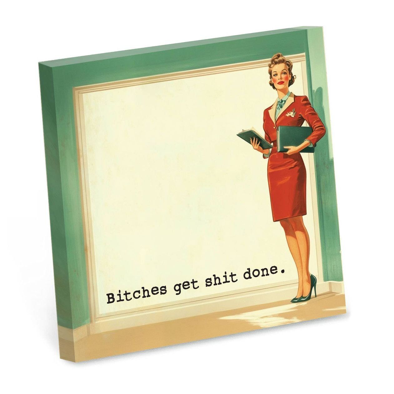Bitches Get Shit Done Sticky Note Pad - Intrigue Ink Visit Bozeman, Unique Shopping Boutique in Montana, Work from Home Clothes for Women