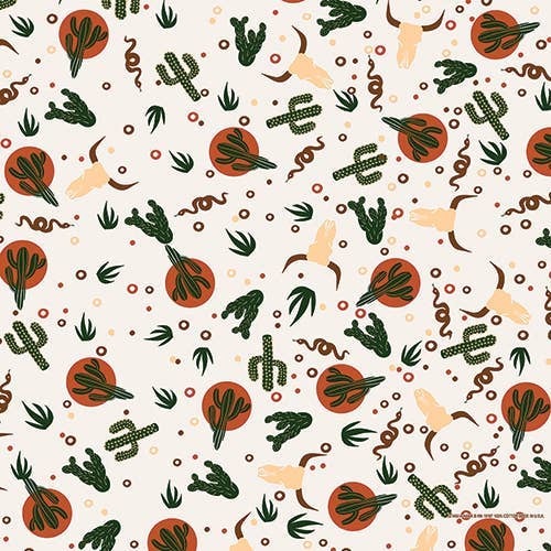 Wild West Bandanna - Intrigue Ink Visit Bozeman, Unique Shopping Boutique in Montana, Work from Home Clothes for Women