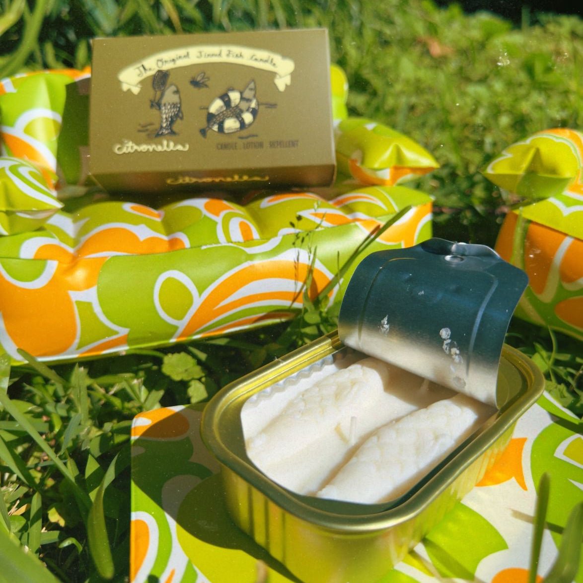 Tinned Fish Candle - Citronella - Intrigue Ink Visit Bozeman, Unique Shopping Boutique in Montana, Work from Home Clothes for Women