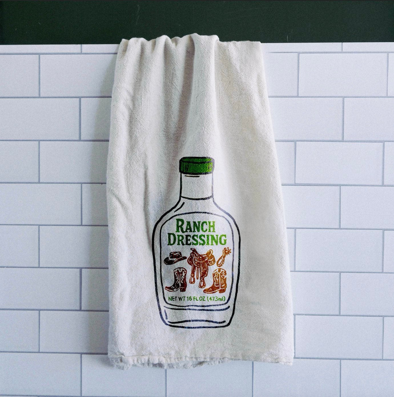 "Ranch Dressing" Tea Towel - Intrigue Ink Visit Bozeman, Unique Shopping Boutique in Montana, Work from Home Clothes for Women