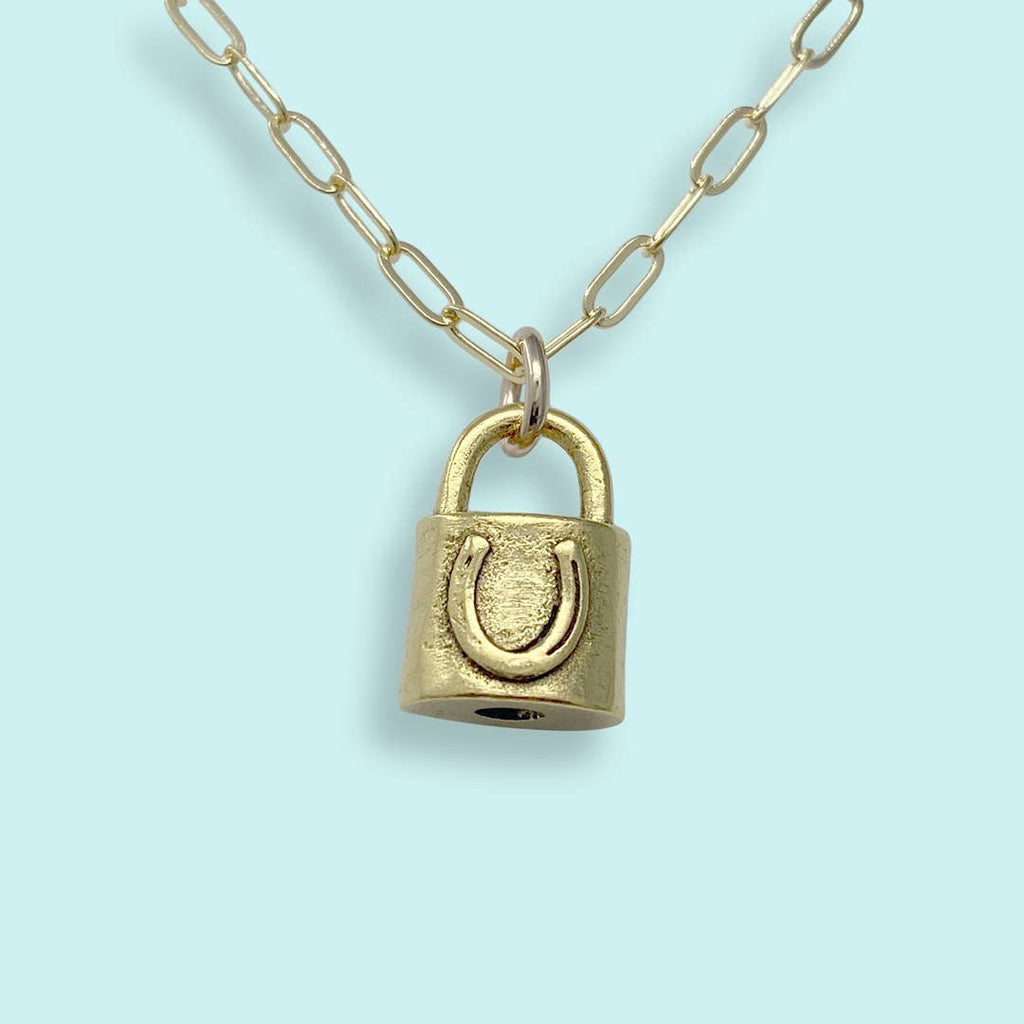 Love Lock Necklace - Intrigue Ink Visit Bozeman, Unique Shopping Boutique in Montana, Work from Home Clothes for Women