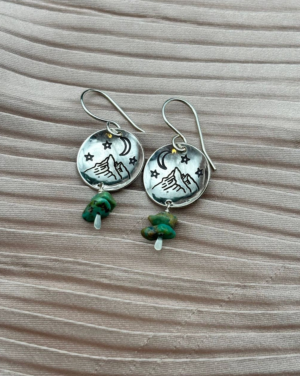 Starry Night Earrings - Intrigue Ink Visit Bozeman, Unique Shopping Boutique in Montana, Work from Home Clothes for Women