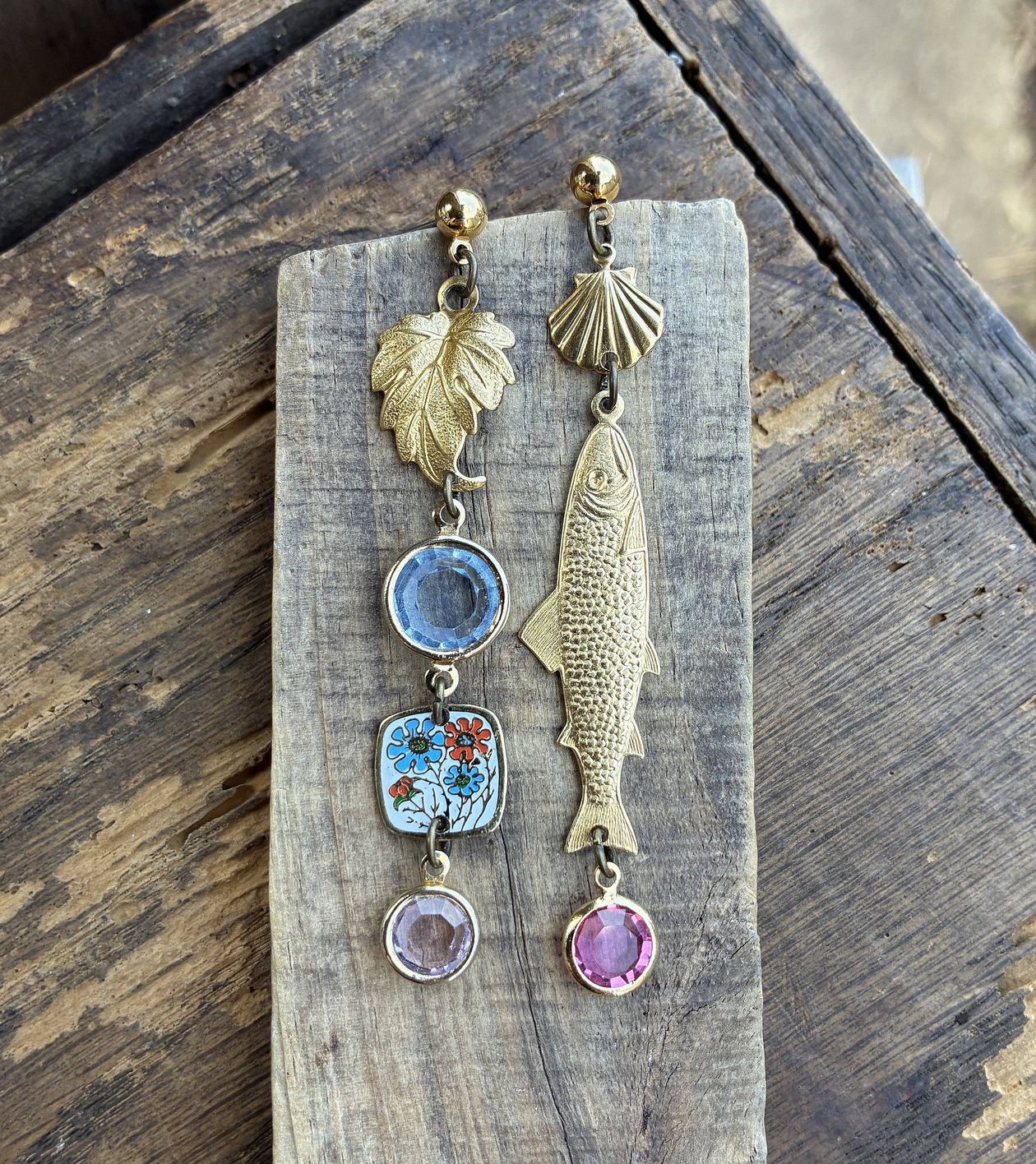 Nature Study Vintage Charm Dangles - Intrigue Ink Visit Bozeman, Unique Shopping Boutique in Montana, Work from Home Clothes for Women