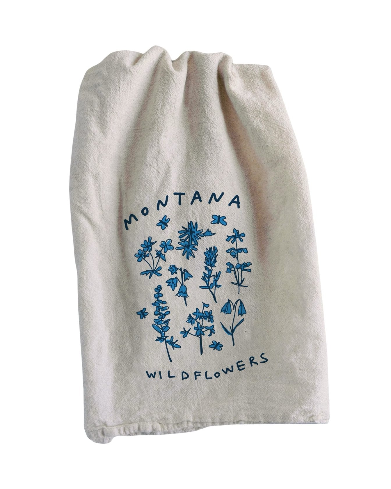 "Montana Meadow" Dish Towel - Intrigue Ink Visit Bozeman, Unique Shopping Boutique in Montana, Work from Home Clothes for Women