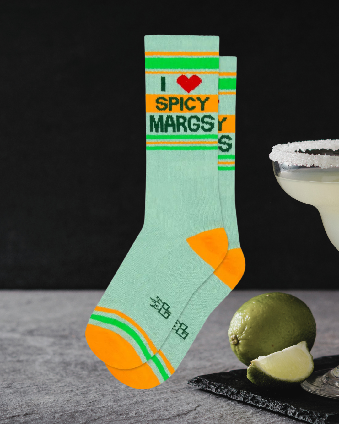 I ❤️ Spicy Margs Gym Crew Socks