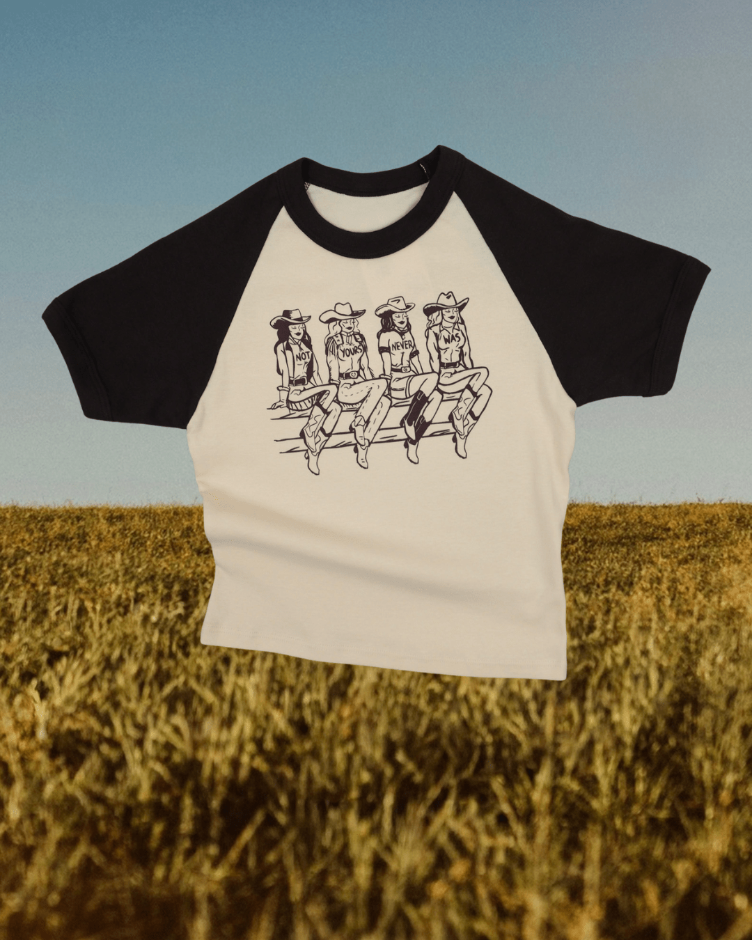 "Not Yours" Baby Tee - Intrigue Ink Visit Bozeman, Unique Shopping Boutique in Montana, Work from Home Clothes for Women