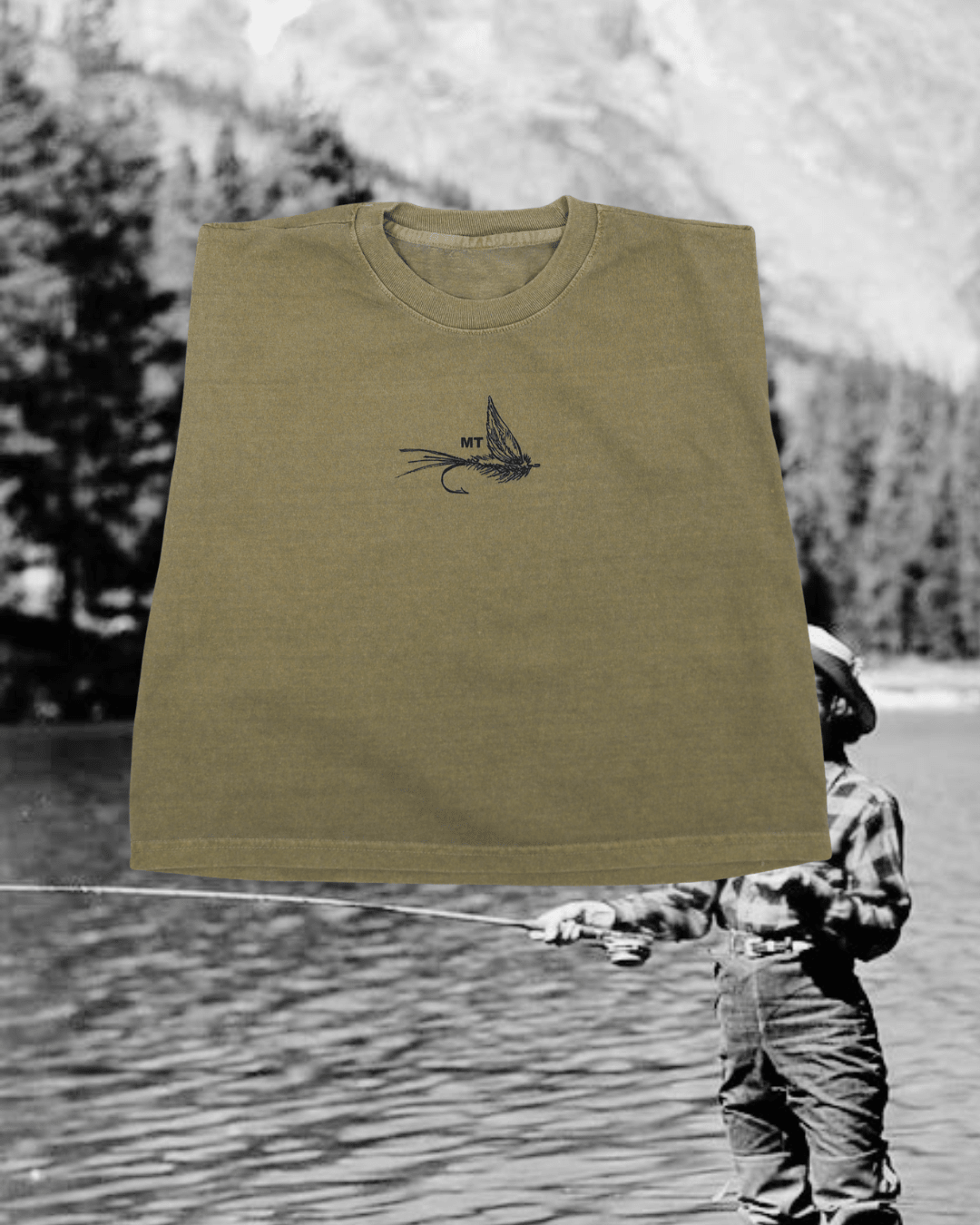 "Dry Fly" Muscle Tank - Intrigue Ink Visit Bozeman, Unique Shopping Boutique in Montana, Work from Home Clothes for Women