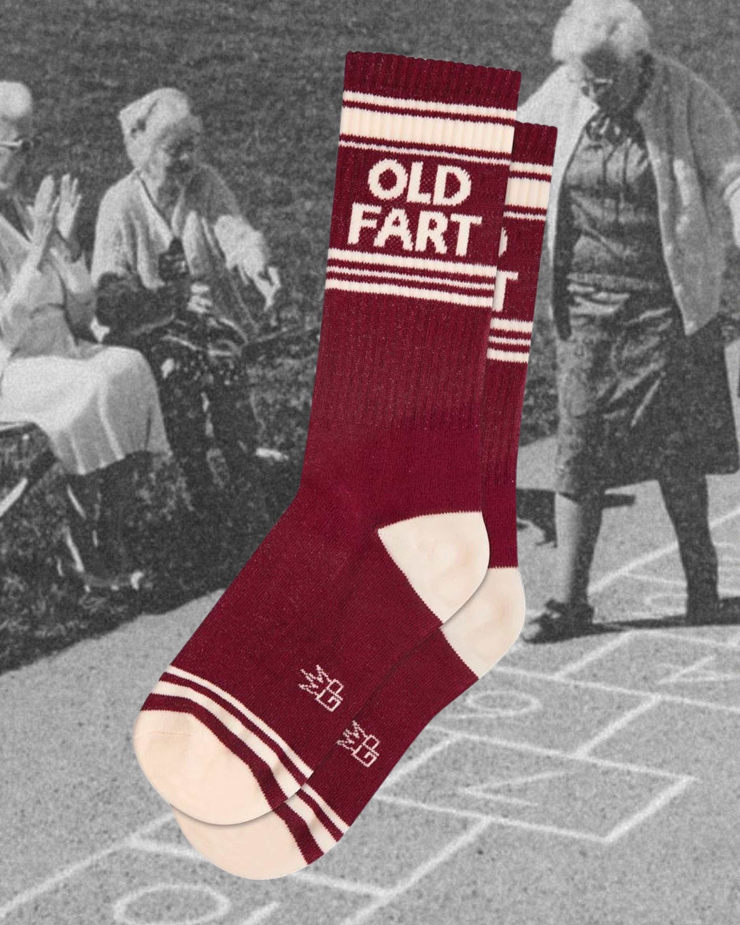 Old Fart Gym Crew Socks