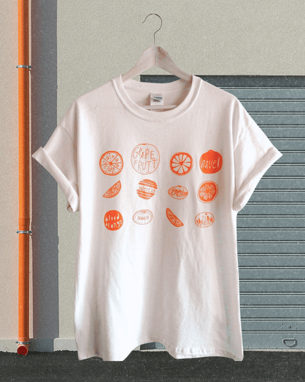 Oranges Tee - Intrigue Ink Visit Bozeman, Unique Shopping Boutique in Montana, Work from Home Clothes for Women