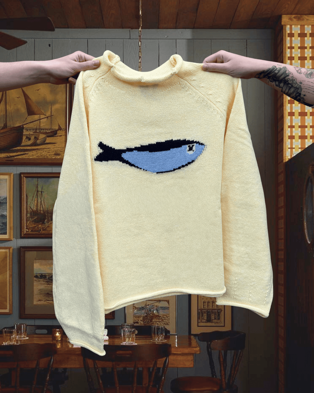 Sardine Sweater - Butter - Intrigue Ink Visit Bozeman, Unique Shopping Boutique in Montana, Work from Home Clothes for Women