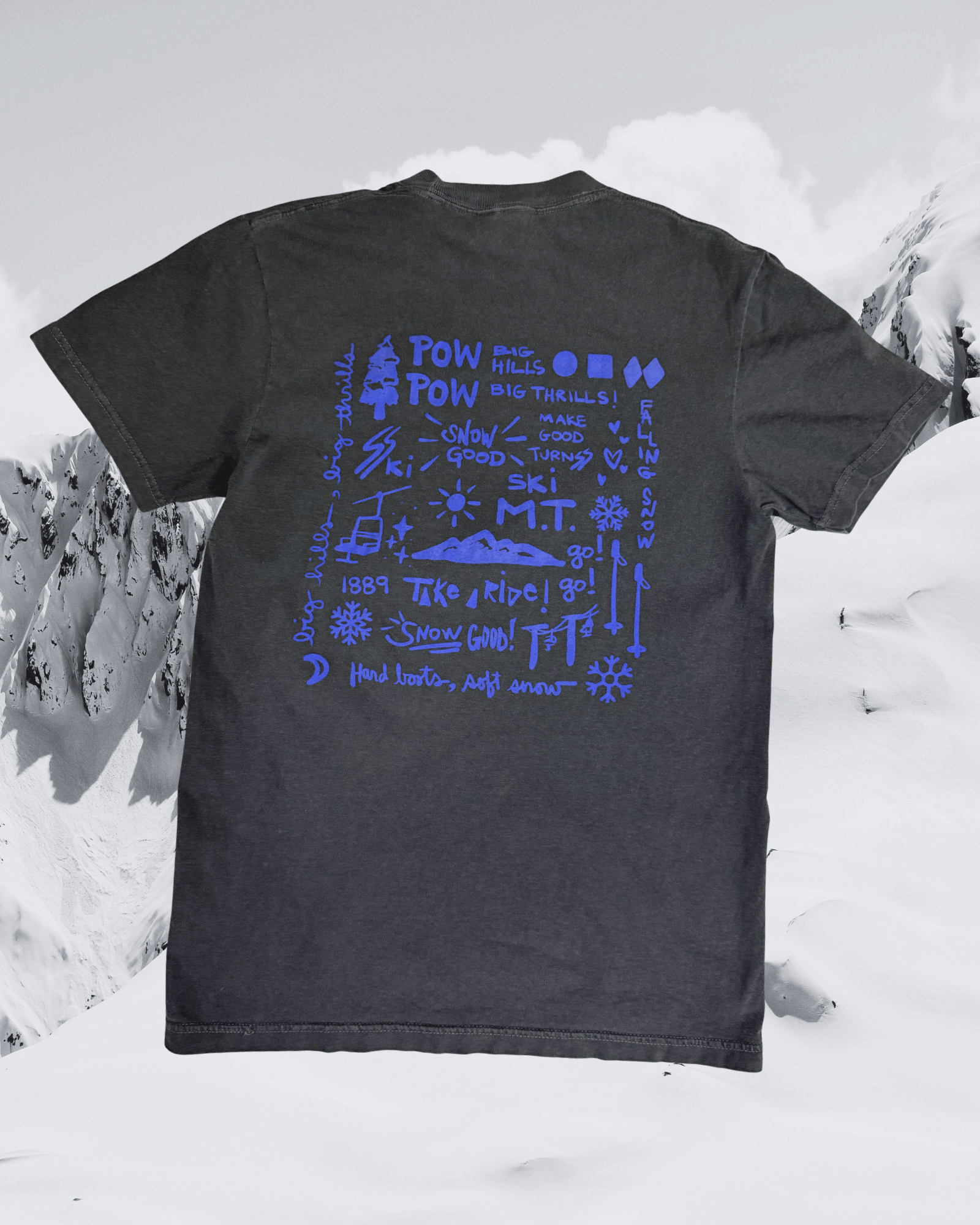 "Ski Season" Tee - Intrigue Ink Visit Bozeman, Unique Shopping Boutique in Montana, Work from Home Clothes for Women