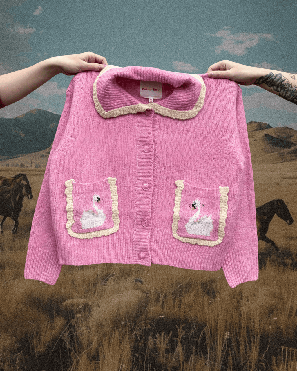 Swan Sweater in French Pink - Intrigue Ink Visit Bozeman, Unique Shopping Boutique in Montana, Work from Home Clothes for Women