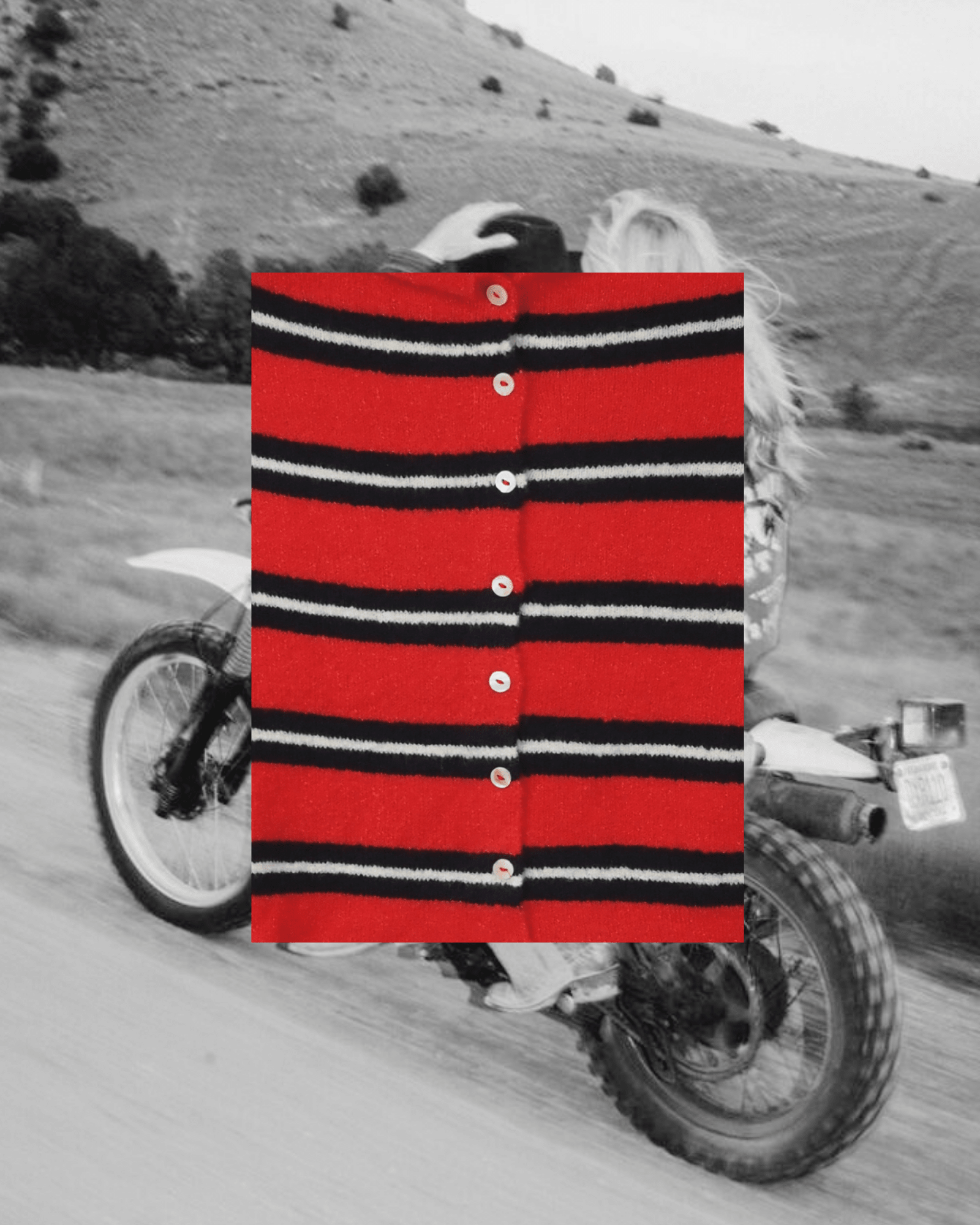 Red & Navy Striped Button Up Cardigan - Intrigue Ink Visit Bozeman, Unique Shopping Boutique in Montana, Work from Home Clothes for Women