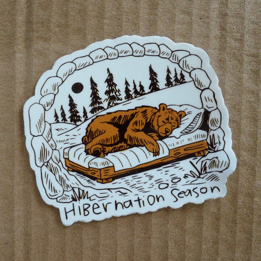 "Cozy Bear" Sticker