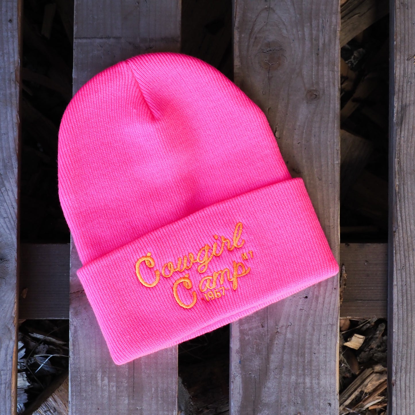 "Cowgirl Camp" Beanie