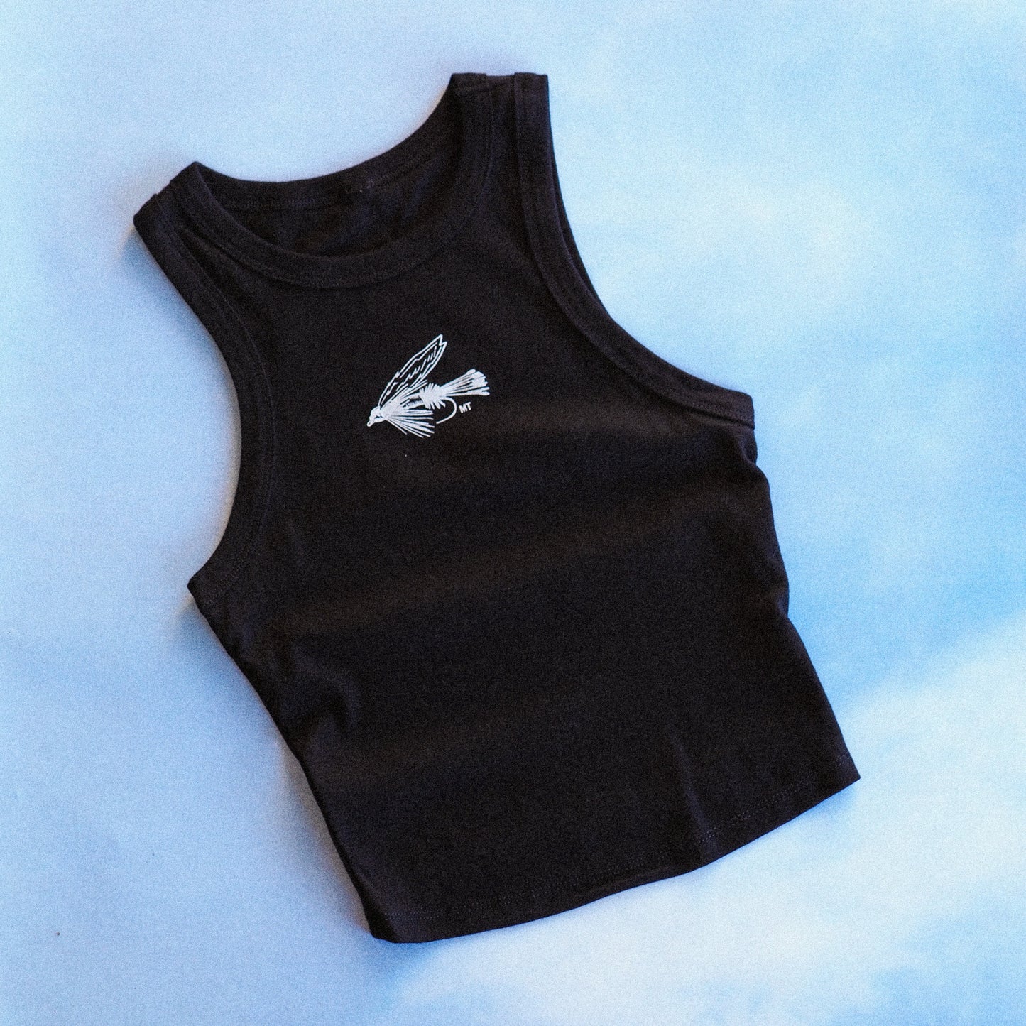 Dry Fly Black Tank - Intrigue Ink Visit Bozeman, Unique Shopping Boutique in Montana, Work from Home Clothes for Women