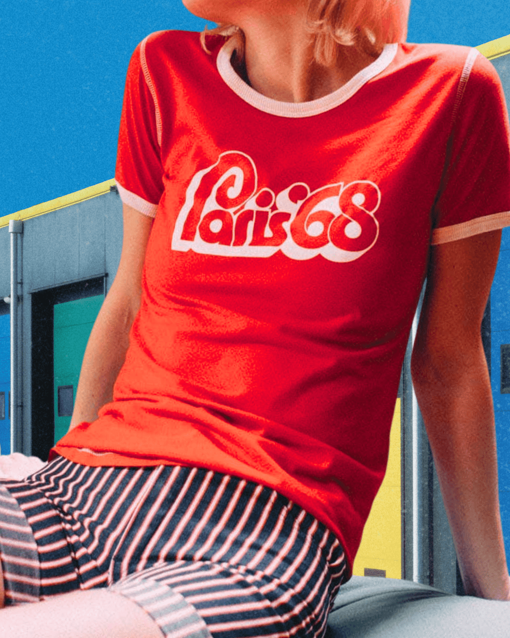 Paris '68 | Graphic T-Shirt - Intrigue Ink Visit Bozeman, Unique Shopping Boutique in Montana, Work from Home Clothes for Women