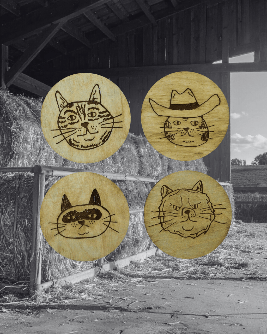 "Pick Your Posse" Coaster Set - Intrigue Ink Visit Bozeman, Unique Shopping Boutique in Montana, Work from Home Clothes for Women