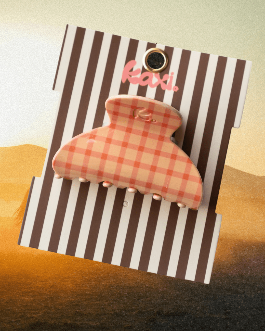 Pink Plaid Claw Clip - Intrigue Ink Visit Bozeman, Unique Shopping Boutique in Montana, Work from Home Clothes for Women